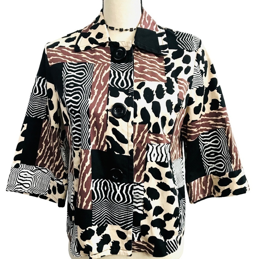 Erin London Animal Print Jacket​
